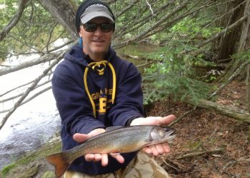 Bill Marsh with brook trout