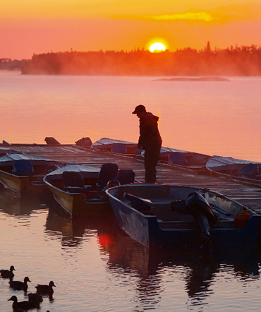 Docks at Sunset